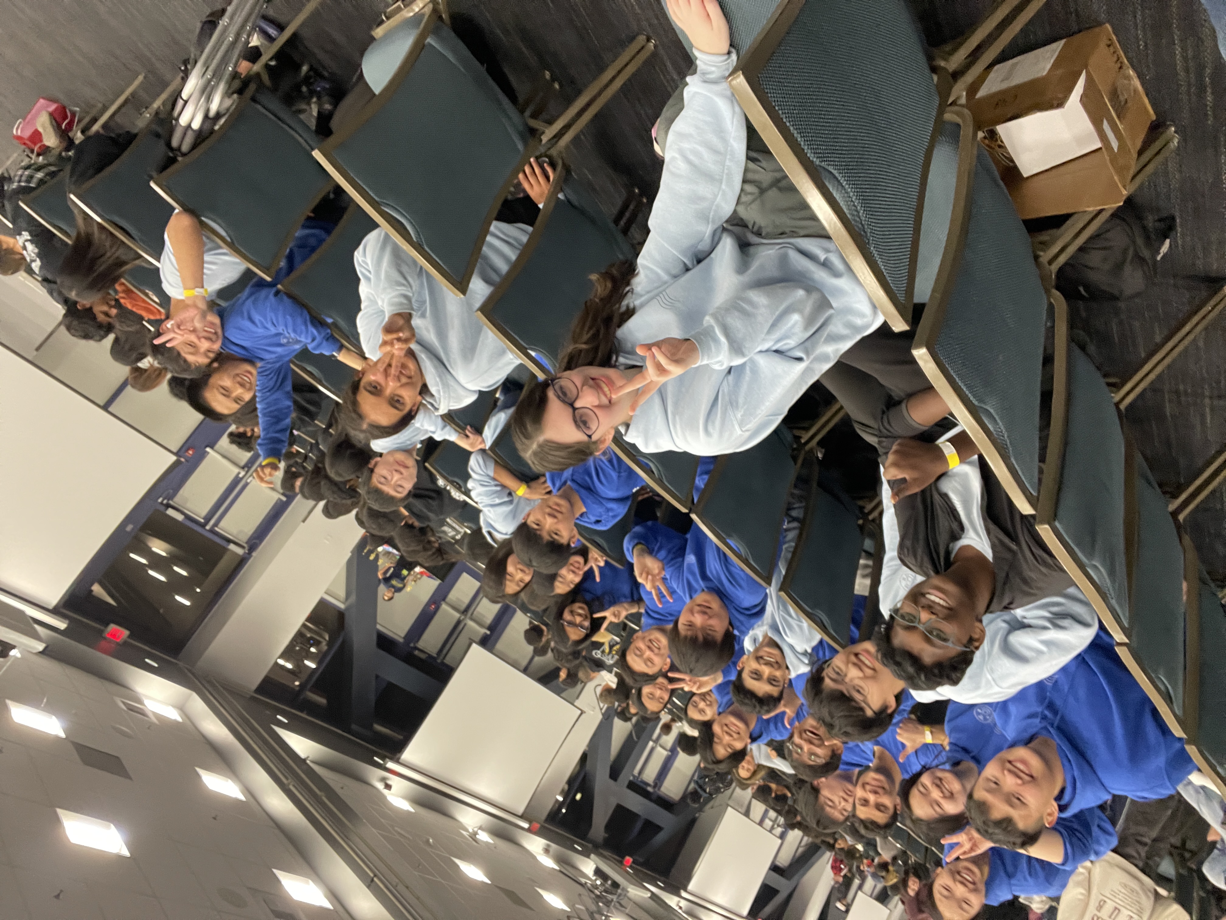 Awards ceremony selfie